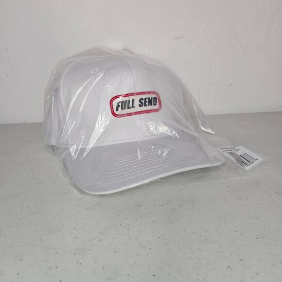 Full Send Golf Embroidered Snapback Birdie Hat Cap New Sealed White Red Black - Picture 1 of 4